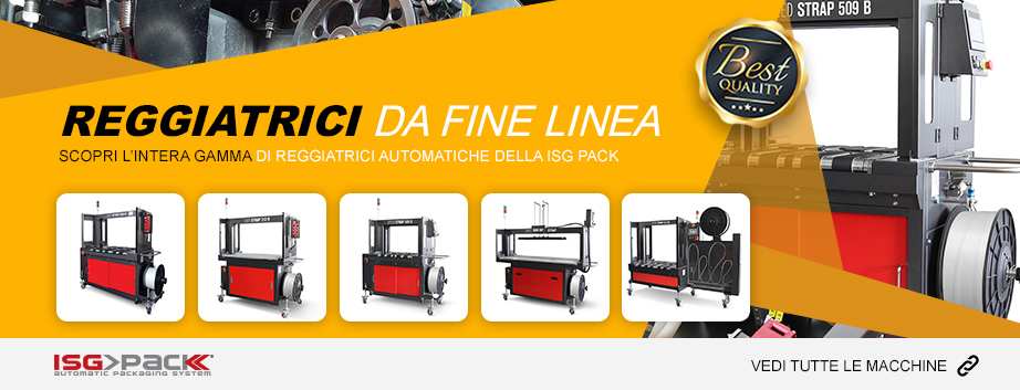 Reggiatrici automatiche da linea Isg pack